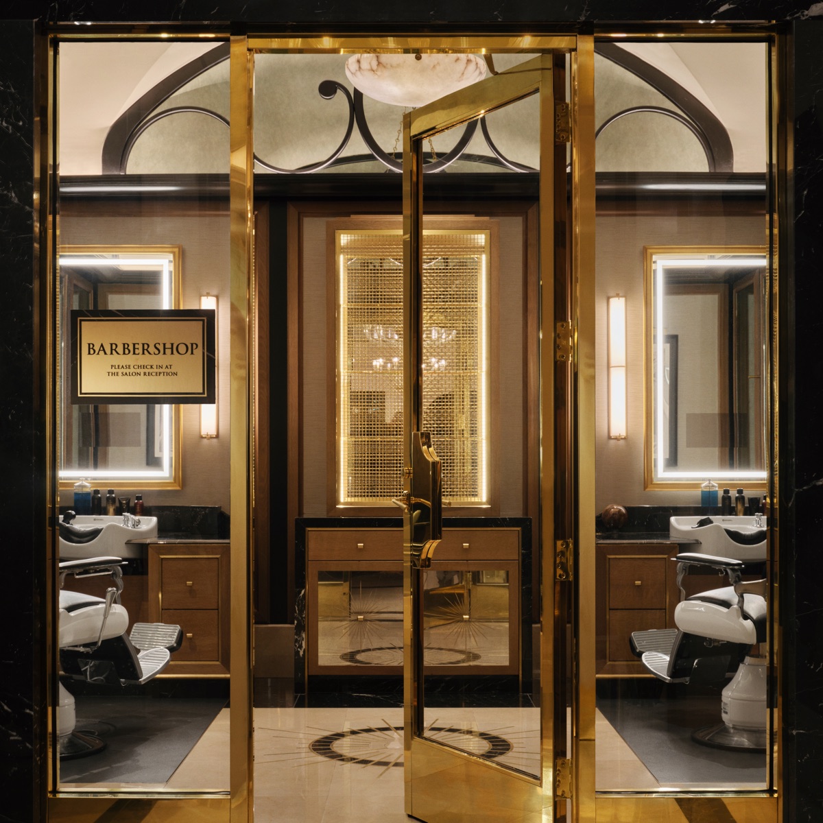Barbershop, Bellagio. Interior by Woogmaster Studio