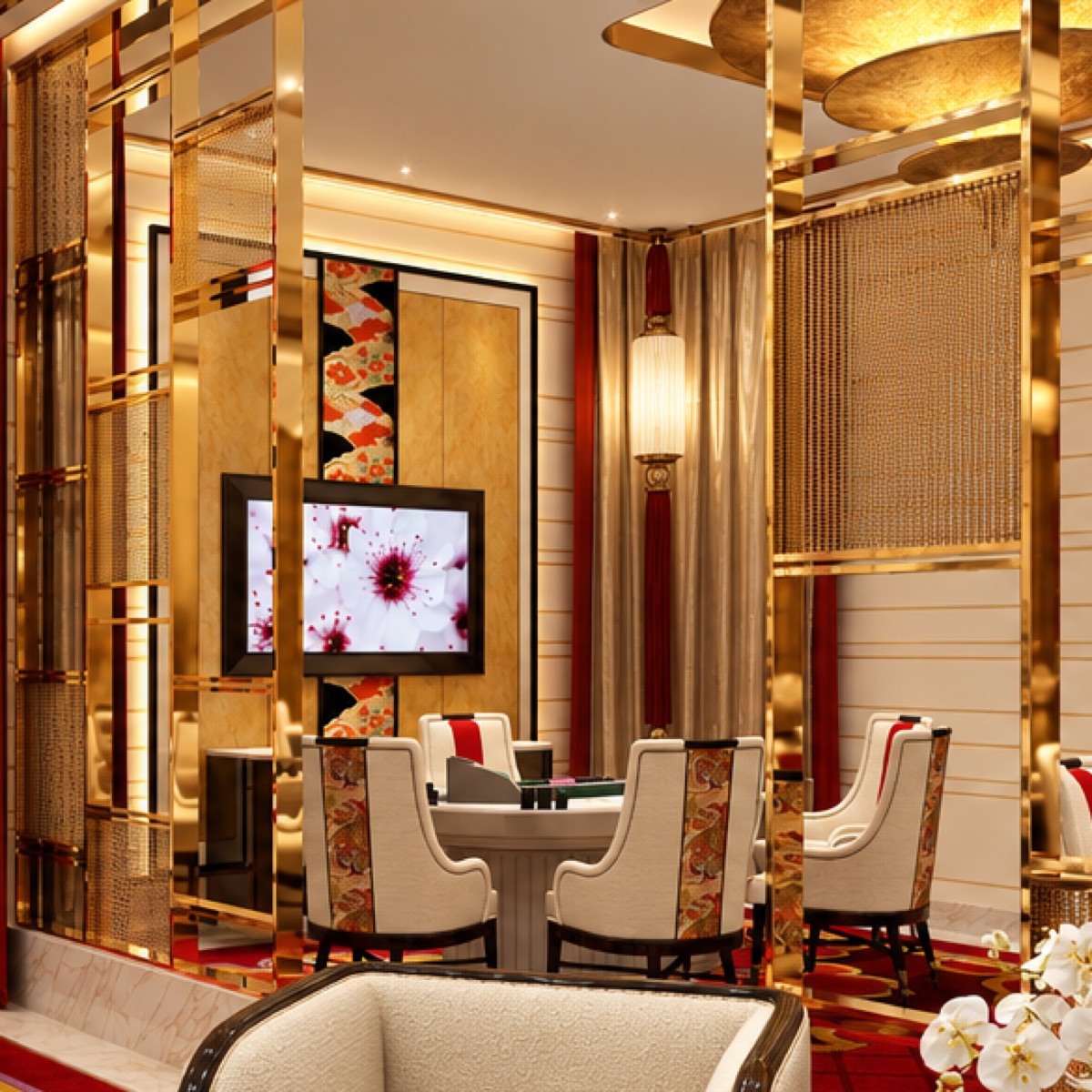 Casino & Salon Prive, Nagasaki. Interior by Woogmaster Studio