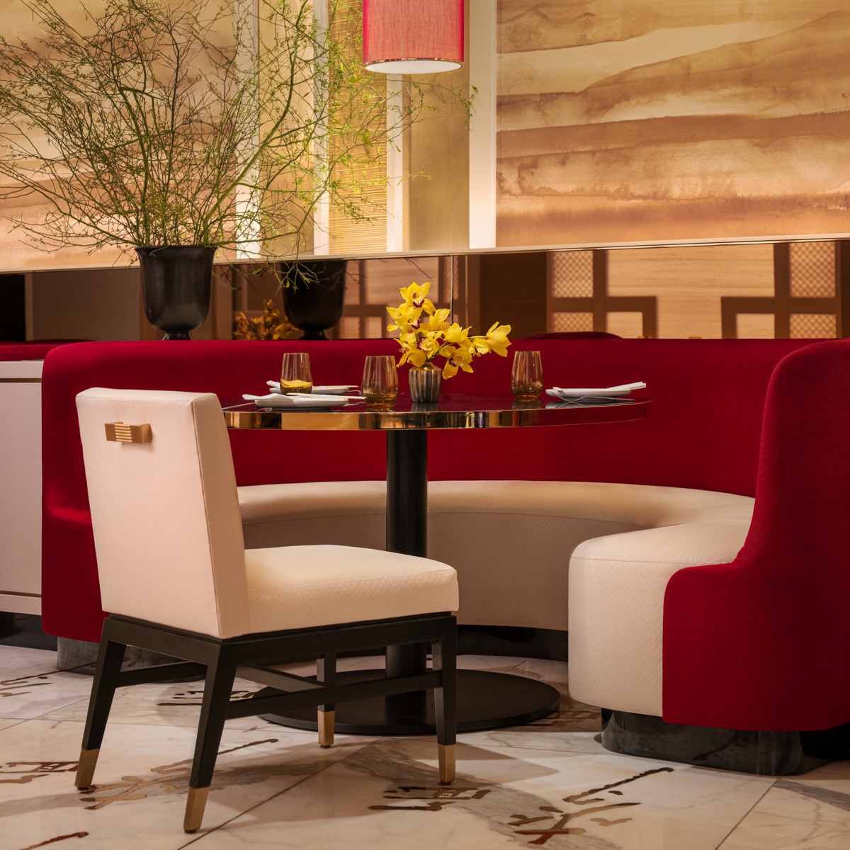 Noodles, Bellagio. Interior by Woogmaster Studio