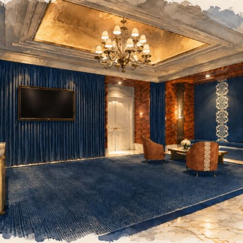 Lusso Lounge, The Venetian Resort. Interior by Woogmaster Studio