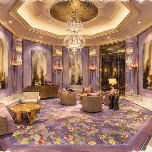 Lusso Lounge, The Venetian Resort. Interior by Woogmaster Studio