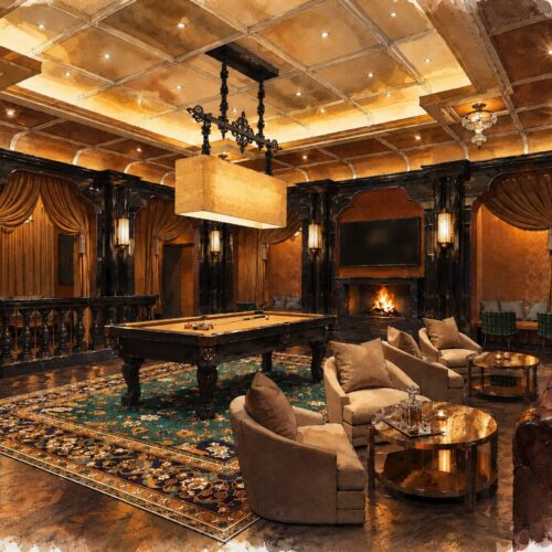 Lusso Lounge, The Venetian Resort. Interior by Woogmaster Studio